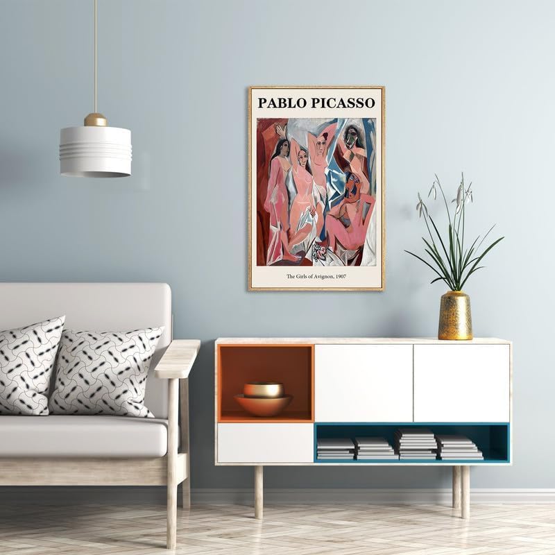 Amazon｜ポスター パブロ・ピカソ 絵画 『アヴィニョンの娘たち